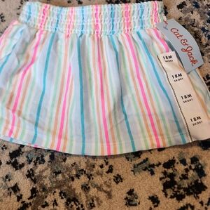 Cat & Jack Pastel Striped Skort for Kids